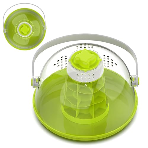 Terrarium Habitat Reptile - Reptilien-Terrarien aus Seide, Eidechsenkäfig-Futter-Terrarien, Futterschildkröten für Reptilien, Futterbehälter von Generic
