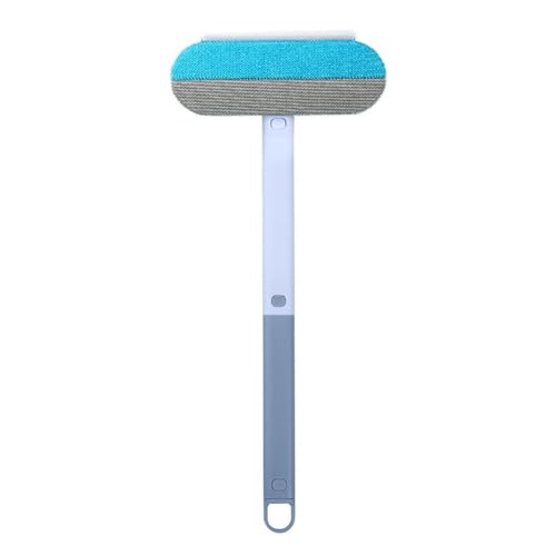 Tierhaarentferner, 4-in-1-Werkzeug zur Tierhaarentfernung mit extra langem Griff, multifunktionaler Entferner für Hunde und Katzen Nby129 (Blue, 44X18cm) von Generic