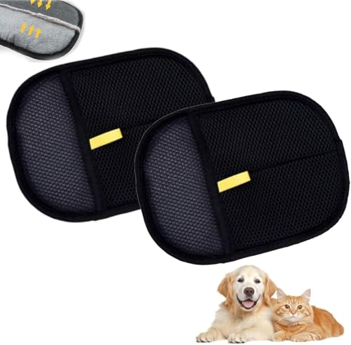 Tierhaarentferner-Handschuh, wiederverwendbar, statische Entfernung, Fellpflege-Handschuhe für Hunde und Katzen, doppelseitige Haustierpflege-Handschuhe, Tierhaarentferner-Handschuh, Enthaarung und Tierhaarentferner-Handschuh, wiederverwendbar, statische Entfernung, Fellpflege-Handschuhe für Hunde und Katzen, doppelseitige Haustierpflege-Handschuhe, Tierhaarentferner-Handschuh, Enthaarung und von Generic
