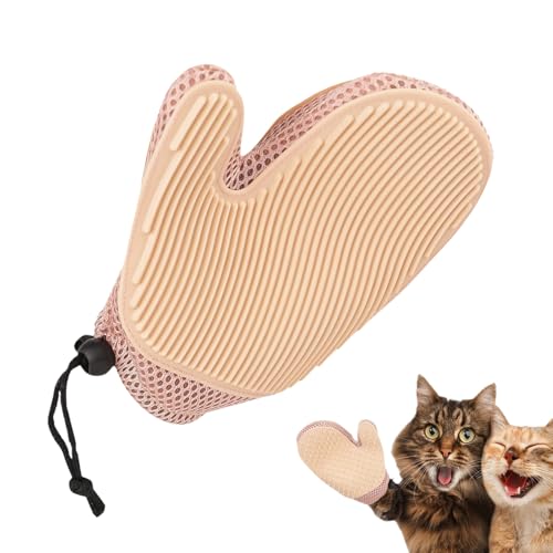 Tierhaarentferner-Handschuhe, Katzenhaar-Handschuhe, Dematting-Massagewerkzeug, Haustierzubehör für Kaninchen, Welpen, Kätzchen, Hamster, Katzen von Generic