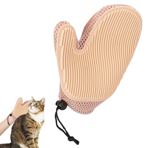 Tierhaarentferner-Handschuhe, Katzenhaar-Handschuhe, sanfte Fellpflege, Massage-Fäustlinge, Haustierzubehör für Kätzchen, Hamster, Welpen, Häschen Tierhaarentferner-Handschuhe, Katzenhaar-Handschuhe, sanfte Fellpflege, Massage-Fäustlinge, Haustierzubehör für Kätzchen, Hamster, Welpen, Häschen von Generic