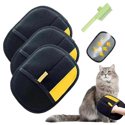 Tierhaarentfernungshandschuh für Katzen und Hunde, effiziente Fellpflege-Handschuhe, statische Entfernungshandschuhe für Tierhaare, wiederverwendbar, Tierhaarentferner-Handschuh für Kleidung, Couch Tierhaarentfernungshandschuh für Katzen und Hunde, effiziente Fellpflege-Handschuhe, statische Entfernungshandschuhe für Tierhaare, wiederverwendbar, Tierhaarentferner-Handschuh für Kleidung, Couch von Generic