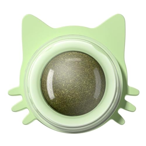 Toys Catnip Wall Cats interaktives Katzenspielzeug – Cat Chew Ball Treats, Snacks Cattnip Lickable | Rotierende Catnips-Wandkugel, Katzenspielzeug zur Zahnreinigung, von Generic