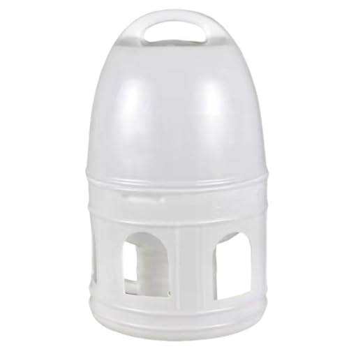 Tränke für Rennvögel, langlebiger Futterspender, Heimtierbedarf für die Geflügelzucht und die Aufzucht im Hinterhof Hnp80 (White, 35X18cm) von Generic