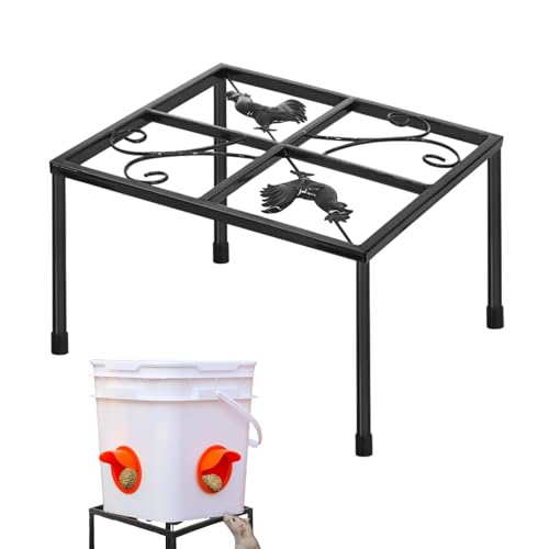 Tränken für Hühner, Futterspender für Hühner, Eimer, Fässer, Halterungen, Metallhalterungen für Hühner-Futterspender und Tränken für Hühner, für Hühnerstall drinnen und draußen Tränken für Hühner, Futterspender für Hühner, Eimer, Fässer, Halterungen, Metallhalterungen für Hühner-Futterspender und Tränken für Hühner, für Hühnerstall drinnen und draußen von Generic