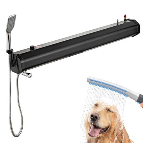 Tragbare Campingdusche Wassertank, unter Druck, tragbar, Solar, 4,8/5,3/7,9 Gallonen, Dachgepäckträger mit 5,58 Fuß Schlauch-Aufbewahrungstasche, Outdoor-Aktivitäten für SUVs, Limousinen, Wo Tragbare Campingdusche Wassertank, unter Druck, tragbar, Solar, 4,8/5,3/7,9 Gallonen, Dachgepäckträger mit 5,58 Fuß Schlauch-Aufbewahrungstasche, Outdoor-Aktivitäten für SUVs, Limousinen, Wo von Generic