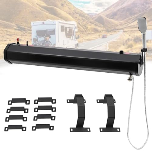 Tragbare Campingdusche Wassertank unter Druck 18L/20L/30L für Dachmontage Dachträger Solarheizung Selbstbausatz für Overland, Strand,18L Tragbare Campingdusche Wassertank unter Druck 18L/20L/30L für Dachmontage Dachträger Solarheizung Selbstbausatz für Overland, Strand,18L von Generic