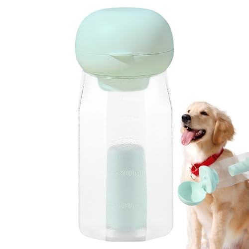 Tragbare Hundewasserflasche, Hundewasserflaschen zum Spazierengehen,Praktischer Wasserspender für Haustiere | Robuste, verbesserte, kompakte, auslaufsichere 21-Unzen-Wasserflasche für Hunde mit Trinks Tragbare Hundewasserflasche, Hundewasserflaschen zum Spazierengehen,Praktischer Wasserspender für Haustiere | Robuste, verbesserte, kompakte, auslaufsichere 21-Unzen-Wasserflasche für Hunde mit Trinks von Generic