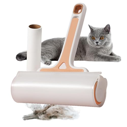 Tragbarer Fusselrasierer, Enthaarungsbürste - Wiederverwendbare Fusselrolle Set | Multifunktionales Werkzeug zum Entfernen von Hunden und Katzen für Kleidung, Waschküche, App-Reiniger von Generic