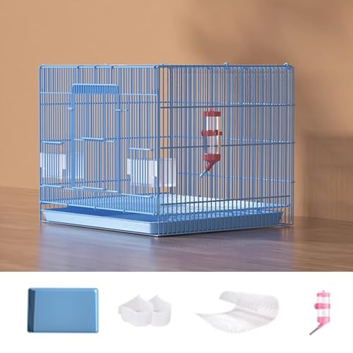 Tragbarer Kleintierkäfig, Faltbarer Kaninchenkäfig mit Tablett, Chinchilla Käfig, Ideal für Kaninchen, Kätzchen, Chinchilla, Meerschweinchen von Generic