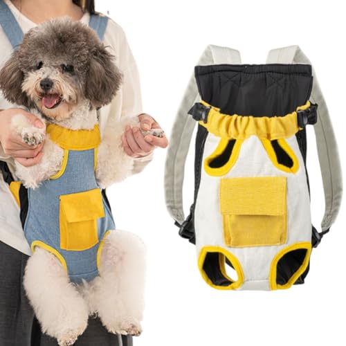 Tragetasche für Katzen, Umhängetasche für Vierbeiner, Tragetaschen im Freien, Verstellbare Tragetasche Katzen, Rucksäcke, Reisetaschen, Freihändig, Leicht Zu Befestigen Kleine(White Yellow,XXX-Large) Tragetasche für Katzen, Umhängetasche für Vierbeiner, Tragetaschen im Freien, Verstellbare Tragetasche Katzen, Rucksäcke, Reisetaschen, Freihändig, Leicht Zu Befestigen Kleine(White Yellow,XXX-Large) von Generic