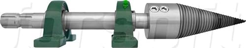 Traktor Set Bausatz 100mm Drillkegel Kegelspalter +Lager + Zapfwelle NEU von Generic