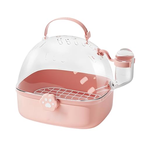 Transportkäfig für Vögel | tragbar für Hamster mit Wasserflasche | Transportzubehör für Tiere Geräumiges Design für Wellensittiche Conures Chinchillas Transportkäfig für Vögel | tragbar für Hamster mit Wasserflasche | Transportzubehör für Tiere Geräumiges Design für Wellensittiche Conures Chinchillas von Generic