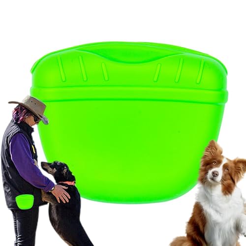 Treat Scchouch Silikon Kleine Trainingstasche für Hunde, Tragbare Behandlungsorganisatortasche, Kleintierzubehör, Snack-Aufbewahrungstasche mit Magnetverschluss für Bi Treat Scchouch Silikon Kleine Trainingstasche für Hunde, Tragbare Behandlungsorganisatortasche, Kleintierzubehör, Snack-Aufbewahrungstasche mit Magnetverschluss für Bi von Generic