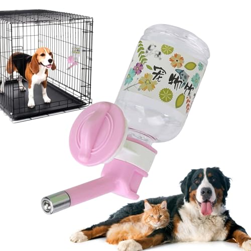 Tropffreie Wasserflaschen für Hunde, automatische Trinkflasche für Hunde, Automatischer tropffreier Trinkwasser-Futterspender für Haustiere, Tropffreie Hundehütten-Wasserflasche für Haustiere und Hund Tropffreie Wasserflaschen für Hunde, automatische Trinkflasche für Hunde, Automatischer tropffreier Trinkwasser-Futterspender für Haustiere, Tropffreie Hundehütten-Wasserflasche für Haustiere und Hund von Generic