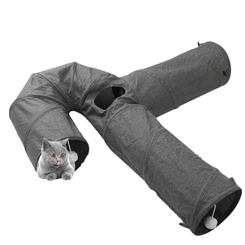 Tunnel für Hauskatzen – Faltbarer Tunnel für Haustiere, Katzenspielzeug mit 3-Wege-Tunnel | Faltbarer Tunnel für Katzen, Haustiere für Hauskatzen, Welpen, Kätzchen, Kaninchen Tunnel für Hauskatzen – Faltbarer Tunnel für Haustiere, Katzenspielzeug mit 3-Wege-Tunnel | Faltbarer Tunnel für Katzen, Haustiere für Hauskatzen, Welpen, Kätzchen, Kaninchen von Generic