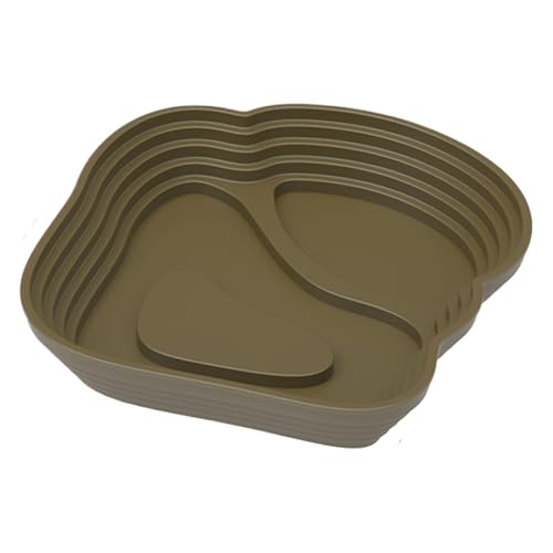 Turtle Bath Bowl - Rutschfester Wasserteller, Reptilienpoolbecken | Gecko-Schlangen-Einweichschale für Bartdrachen, Haustierbadebehälter, Deko-Aquarium-Zubehör Turtle Bath Bowl - Rutschfester Wasserteller, Reptilienpoolbecken | Gecko-Schlangen-Einweichschale für Bartdrachen, Haustierbadebehälter, Deko-Aquarium-Zubehör von Generic