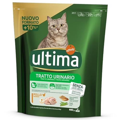 Ultim Tratto Urinarium/Huhn – Trockenfutter für Katzen – Packung mit 8 x 440 g von Generic