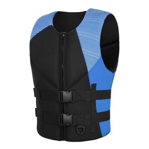 Ultraleichte, verstellbare Schwimmweste aus Neopren, Schwimmweste for Unisex, for Wassersport, Schwimmen, Kajakfahren, Schnorcheln(Blue,XS) von Generic