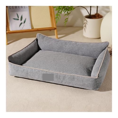 Universal-Haustierbett for Alle Jahreszeiten, rutschfeste Unterseite, Waschbares Hundebett, Katzen- Und Hundematte(C,XL(90X60X20cm)) von Generic