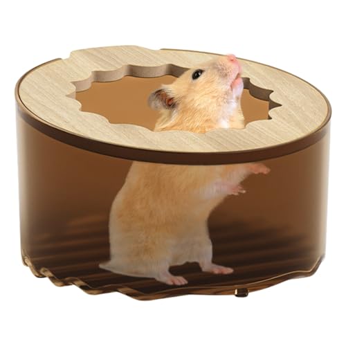 Unser Sternenbad, Hamster Sandbadbehälter, das für Schinken, Ratten und Chipmunks ausgelegt ist - Hamster Sandbades Behälter Tiertoilette | Sandbad Reinigung Cage Terrarium Habitat Dekoration, von Generic