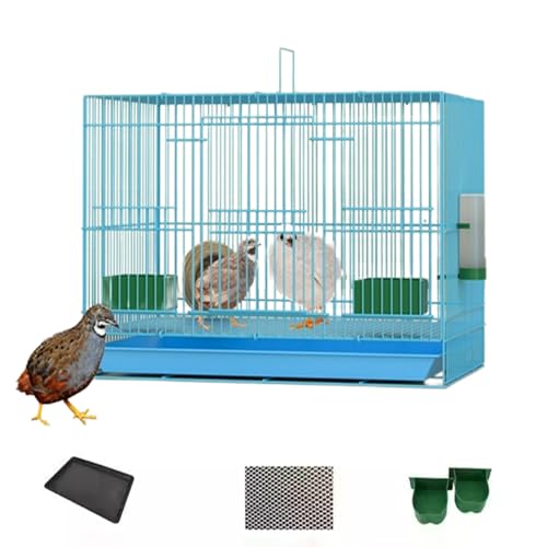 Verschlüsselter, Zusammenklappbarer Hühnerstall Rudin Hühnerkäfig Mit Griff Tragbares Kleintierhaus, 1 Cm Verschlüsselter Abstand, Großer Raum, Geeignet Für Die Aufzucht Mehrerer Haustiere(Blue,50*33* Verschlüsselter, Zusammenklappbarer Hühnerstall Rudin Hühnerkäfig Mit Griff Tragbares Kleintierhaus, 1 Cm Verschlüsselter Abstand, Großer Raum, Geeignet Für Die Aufzucht Mehrerer Haustiere(Blue,50*33* von Generic