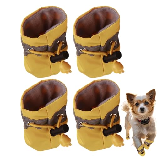 Verstellbare Hundeschuhe, atmungsaktive, verstellbare Hundeschuhe, Mehrzweck-Pfotenschutz, weiche Stiefel für Haustiere, zum Laufen, Reisen, Alltag, Wandern von Generic