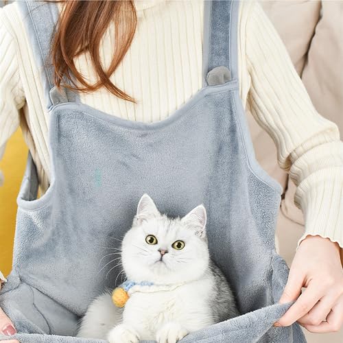 Verstellbare Katzenschürze, Haustier-Tragetasche, Schlafsack, Katzentragetasche, Haustier-Tragetasche, Tragetasche für kleine Tiere von Generic