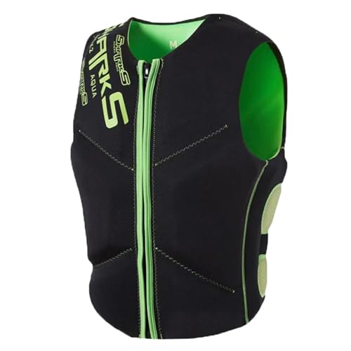 Verstellbare Schwimmweste, Auftriebshilfe mit high Auftrieb, Schwimmsicherheitsweste, PFD for Erwachsene for Kajakfahren, Bootfahren, Wassersport(Green,XS) von Generic