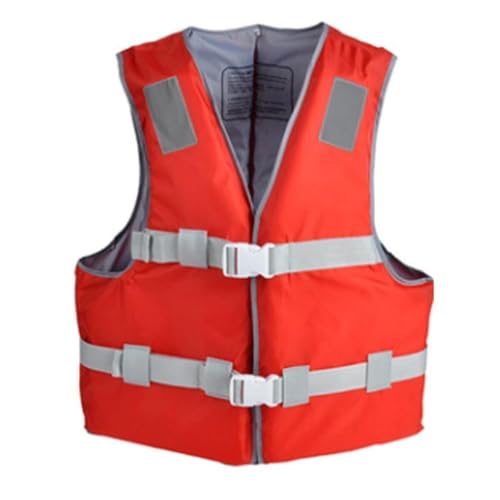 Verstellbare Schwimmweste PFD for Erwachsene, leichte Schwimmweste, Sicherheitsausrüstung for Wassersport, for Kajakfahren, Bootfahren, Schwimmen(Red,M) von Generic