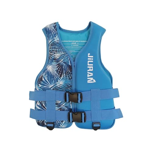 Verstellbare Schwimmweste for Erwachsene, Schwimmhilfe mit high Auftrieb, Wassersicherheitsausrüstung mit Schnellverschluss, Kajakfahren, Bootfahren, Kanufahren, Paddeln(Blue,M) von Generic