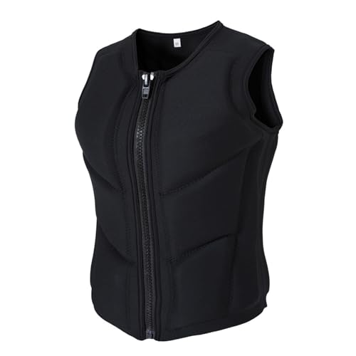 Verstellbare Schwimmweste for Erwachsene, Schwimmweste mit high Auftrieb, Neopren-Sicherheitsweste, for Wassersport, Kajakfahren, Bootfahren, Schnorcheln(XL) von Generic