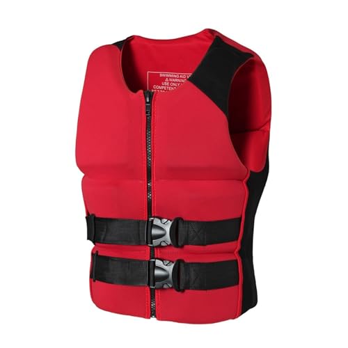 Verstellbare Schwimmweste for Erwachsene, leichte Schwimmhilfe mit schnelltrocknendem Design, Schwimmhilfe mit hoher Sicherheit, for Kajakfahren, Bootfahren und Angeln(A,XL) von Generic