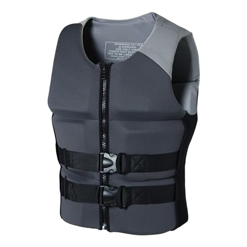 Verstellbare Schwimmweste for Erwachsene, leichte Schwimmhilfe mit schnelltrocknendem Design, Schwimmhilfe mit hoher Sicherheit, for Kajakfahren, Bootfahren und Angeln(Green,L) von Generic