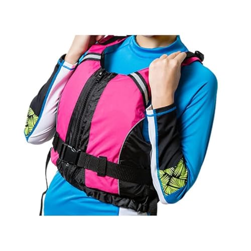 Verstellbare Schwimmweste for Erwachsene, leichte Schwimmweste, universelle Schwimmhilfe, Sicherheitsausrüstung for Kajakfahren, Paddeln und Schwimmen(Pink,XXL) von Generic