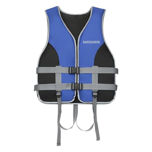 Verstellbare Schwimmweste for Erwachsene, schnelltrocknende Schwimmjacke, Multisport-Schwimmweste, for Kajakfahren, Angeln, Paddleboarding(Blue,S) von Generic