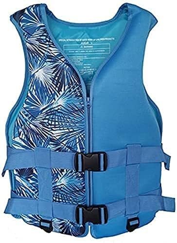 Verstellbare Schwimmweste for Erwachsene for Wassersport, Schwimmweste mit Auftriebshilfe, PFD for Angeln mit Sicherheitstasche, for Kajakfahren, Bootfahren(Blue2,XS) von Generic