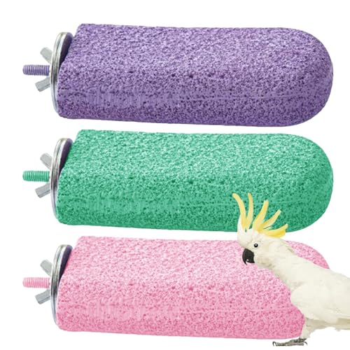 Vogel Sitzstangen Käfigzubehör – Kletterspielzeug Aus Harz | Eiscreme-Stil Vogelperch, Krallenpflege Stange, Übungsstange Für Wellensittiche, Sittiche, Haustierbedarf Vogel Sitzstangen Käfigzubehör – Kletterspielzeug Aus Harz | Eiscreme-Stil Vogelperch, Krallenpflege Stange, Übungsstange Für Wellensittiche, Sittiche, Haustierbedarf von Generic