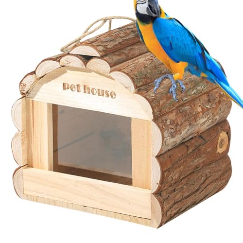 Vogelhaus aus - Vogel-Nistkasten Haus | Hänge-Nistkasten | Rotkehlchennester für kleine Gartenvögel | sortiertes dekoratives Vogelhaus zum Aufhängen | Vogelhaus aus für Kolibris, von Generic