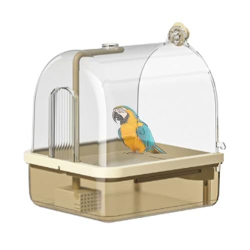 Vogelkäfig Bad - Automatisches Vogelbad | Automatische Standvorrichtung Mit Zweifach Funktion Für Spielplatz Voliere Zucht Präsentation Drinnen Draußen von Generic
