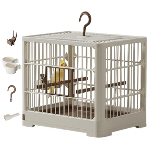 Vogelkäfig Vogelkäfig Tragbarer Vogelkäfig Reisebehälter für Vögel Reisekäfig mit Stange Abnehmbares Tablett Käfig Haken Griff Vogelkäfig Ga Vogelkäfig Vogelkäfig Tragbarer Vogelkäfig Reisebehälter für Vögel Reisekäfig mit Stange Abnehmbares Tablett Käfig Haken Griff Vogelkäfig Ga von Generic