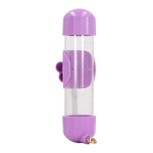 Vogelkäfig-Wasserspender, Auffälliges Stift-Design, Einfache Reinigung, Harmloser Hängender Papageien-Wasserspender, Auslaufsicher für Nymphensittiche (Purple) von Generic