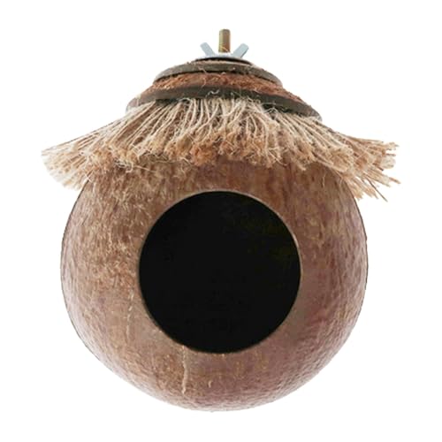 Vogelnest Für Käfig – Kokosnuss-Vogelkäfig Mit Stoffbezug, Papageienhaus | Nest Für Papageien, Hamster, Eichhörnchen, Turteltauben, Finken Vogelnest Für Käfig – Kokosnuss-Vogelkäfig Mit Stoffbezug, Papageienhaus | Nest Für Papageien, Hamster, Eichhörnchen, Turteltauben, Finken von Generic