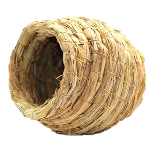 Vogelneststroh - Gemütlicher Vogelschlafplatz, weiche Nistvögel | Ruhende Brutstätte Vögel, Interessen Naturfasersimulation Vogelhaus, Vogelnest für Vögel, bequemes Vogelbett Haustierkäfige von Generic