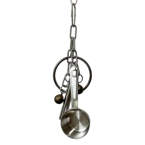 Vogelspielzeug Aus -Vogelspielzeug Aus Metall, Kleine Vogelspielzeuge Hängen Glockenornamente | Haustier-Papageienglocken-Spielzeug, Vogel-Kauspielzeug Süßem, Schaukel-Vogelspielz von Generic