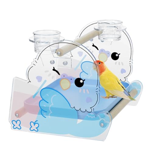 Vogelständer – Vogelsitzstange für Training – Haustiertiere Acryl Ausrüstung mit Tablett für Kanarienvögel Finken Kakadus Sittiche Aras Nymphensittiche Lovebirds Vogelständer – Vogelsitzstange für Training – Haustiertiere Acryl Ausrüstung mit Tablett für Kanarienvögel Finken Kakadus Sittiche Aras Nymphensittiche Lovebirds von Generic