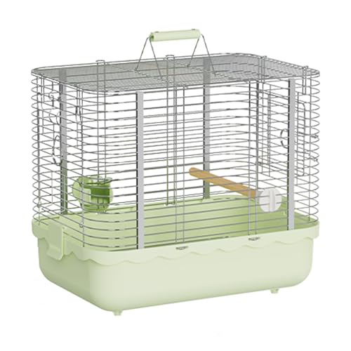 Voliere Vögel, Vogelvoliere, Mehrere Befestigungsschnallen, Integrierte Spülung, for Pfingstrose, Munia, Perlhuhn, Kanarienvogel Usw.(Green,Large) von Generic