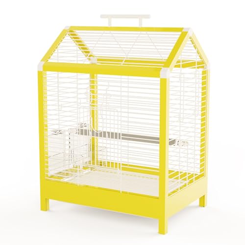 Voliere Vögel, Vogelvoliere Innen, mit Futterbox, Ausziehbare Bodenwanne, for Aras, Nymphensittiche, Kanarienvögel, Finken von Generic