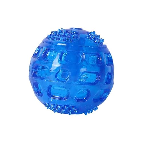 WEEN Hundespielzeug Ball Interaktiver Hundespielzeug Ball, Lustige Kicherklänge Wobble Wag Hundeball Quietschspielzeug für Training Saubere Zähne Indoor Outdoor Geschenke (blau) von Generic