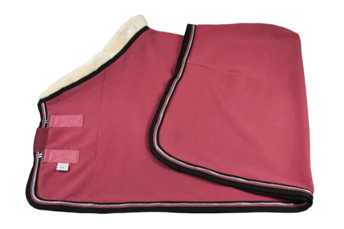 Wagner Fleece Abschwitzdecke mit Fellkragen (Coralle, 155) von Generic